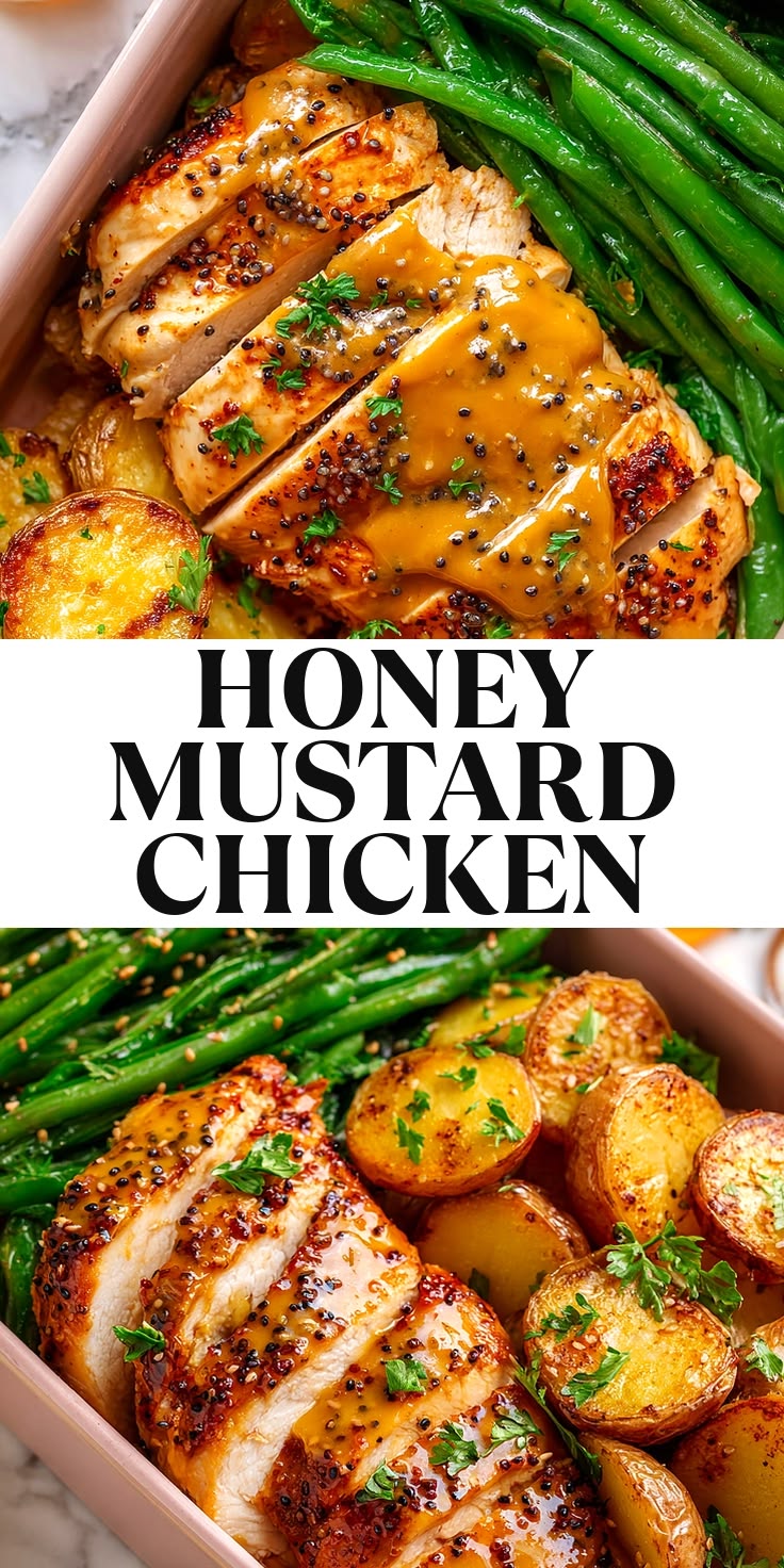 This mouthwatering Honey Mustard Chicken Meal Prep saves you