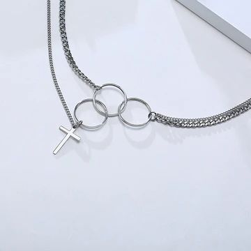 316 stainless steel. Suitable for daily wear, outdoor, showe
