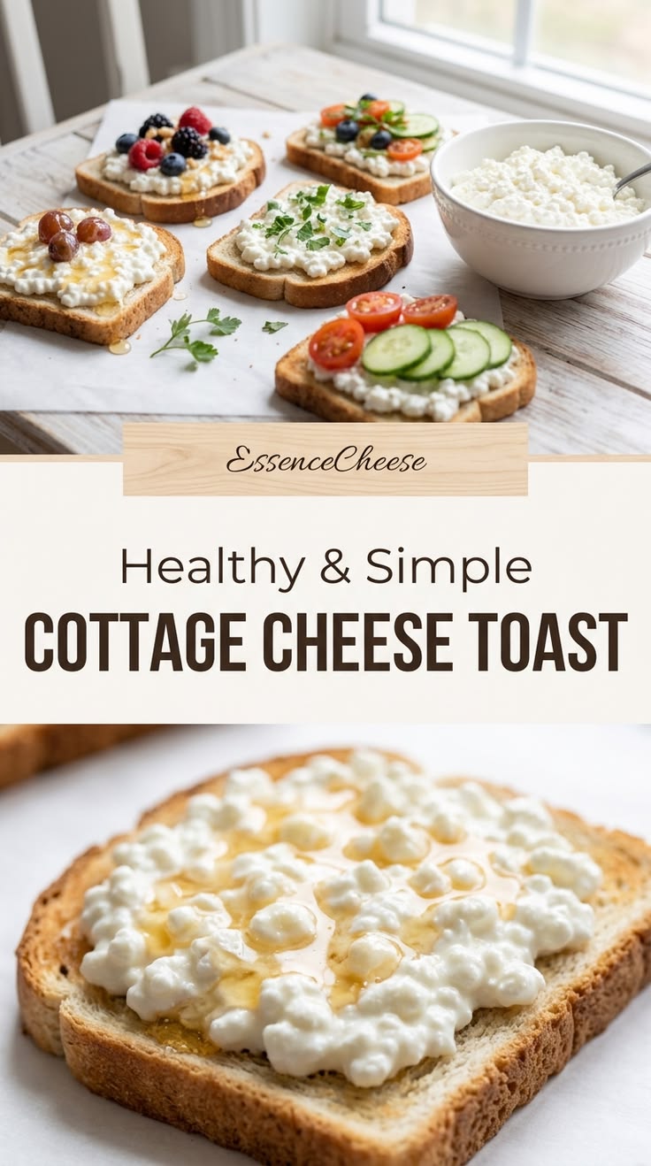 Start your day right with this cottage cheese toast recipe! 