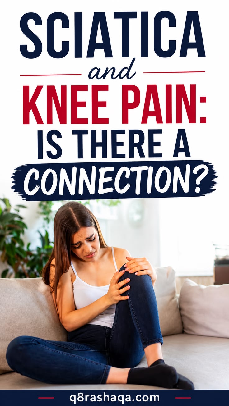 Sciatica and knee pain can be closely connected, even when t