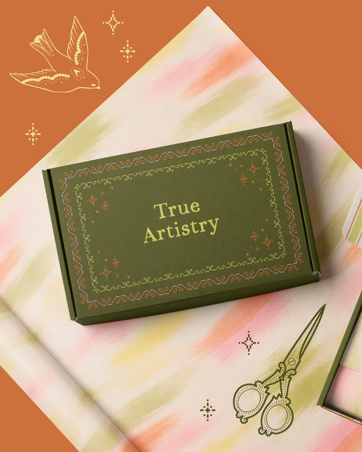 Colorful brand identity and creative packaging inspiration f