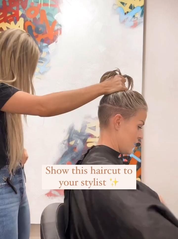 Some women are just meant for a signature cut! ✨ It's hard t