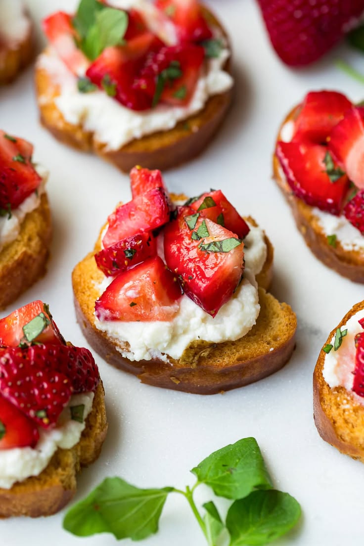 Strawberry Crostini 