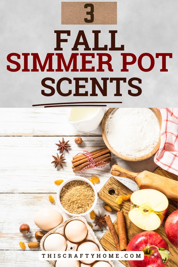 These fall simmer pot recipes are perfect for a cheap and al