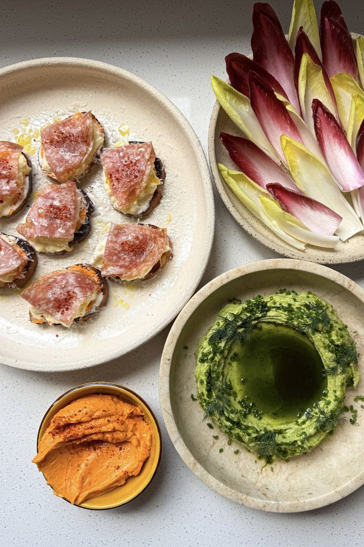 Caramelised Leek, Dill & Pecorino Pate + Salami & Burrata To