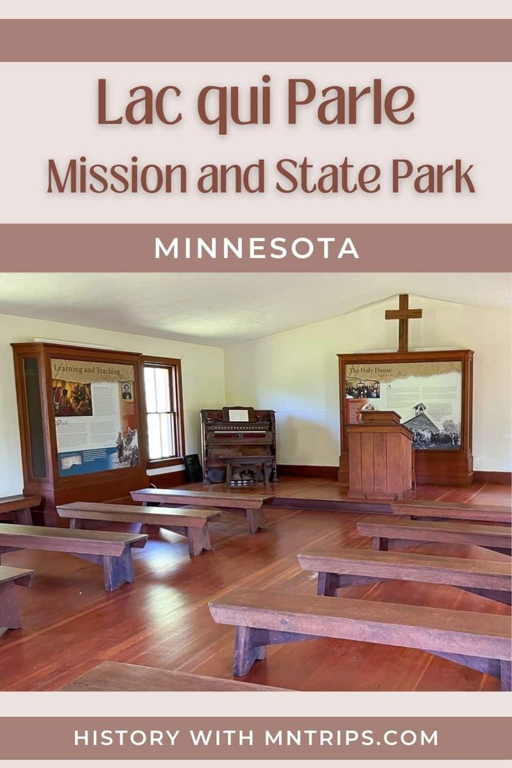 Lac qui Parle Mission and State Park, Minnesota. The Lac Qui