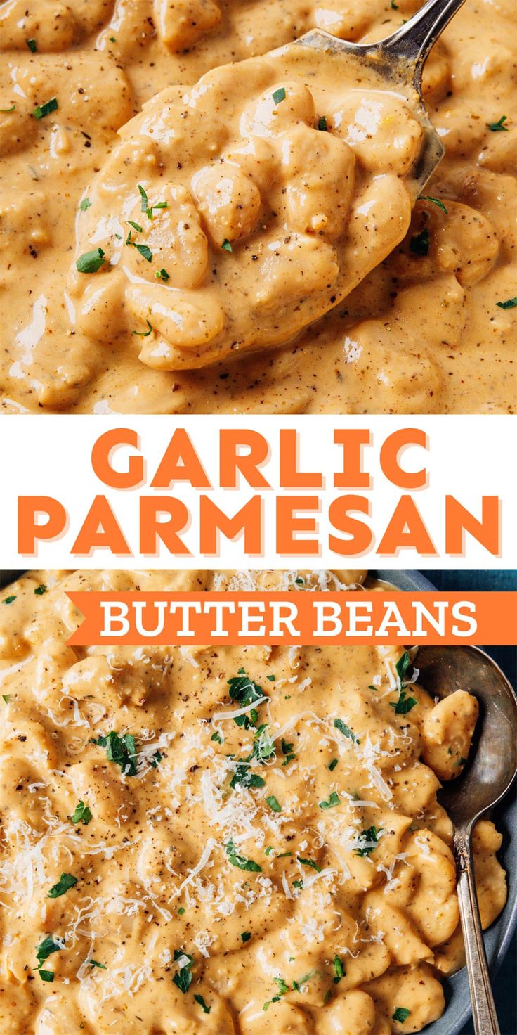 Creamy Garlic Parmesan Butter Beans (20-Minute Meal)