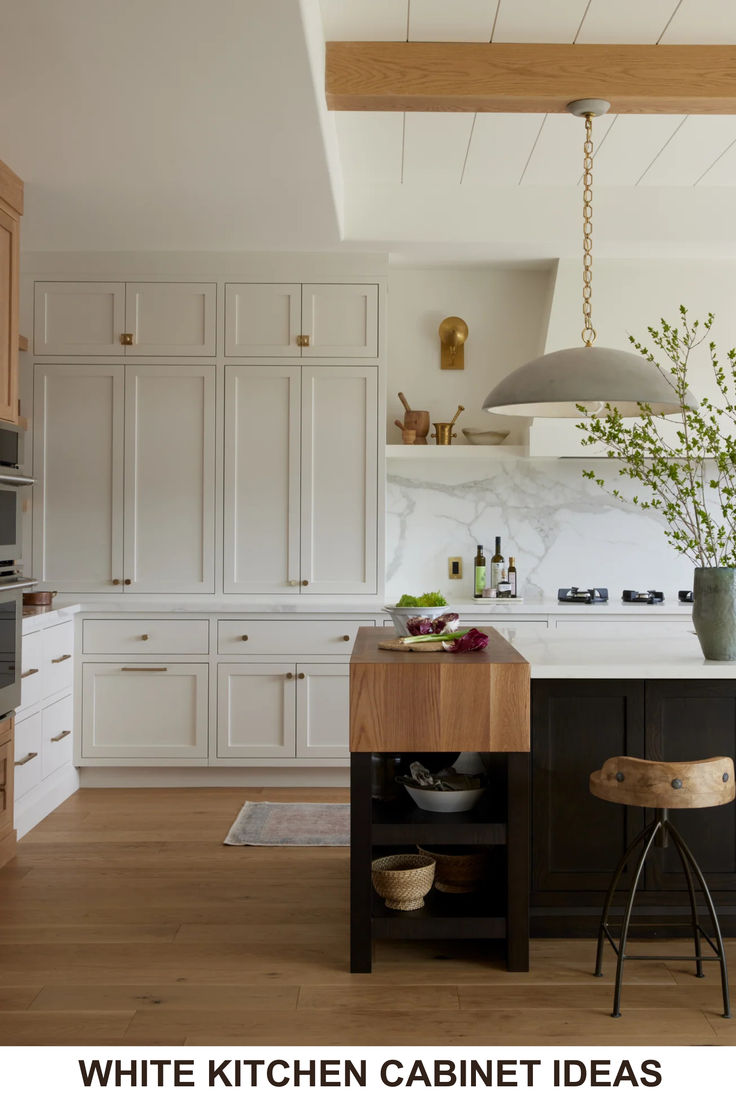 To help you navigate choosing a white cabinet color, I’ve cu