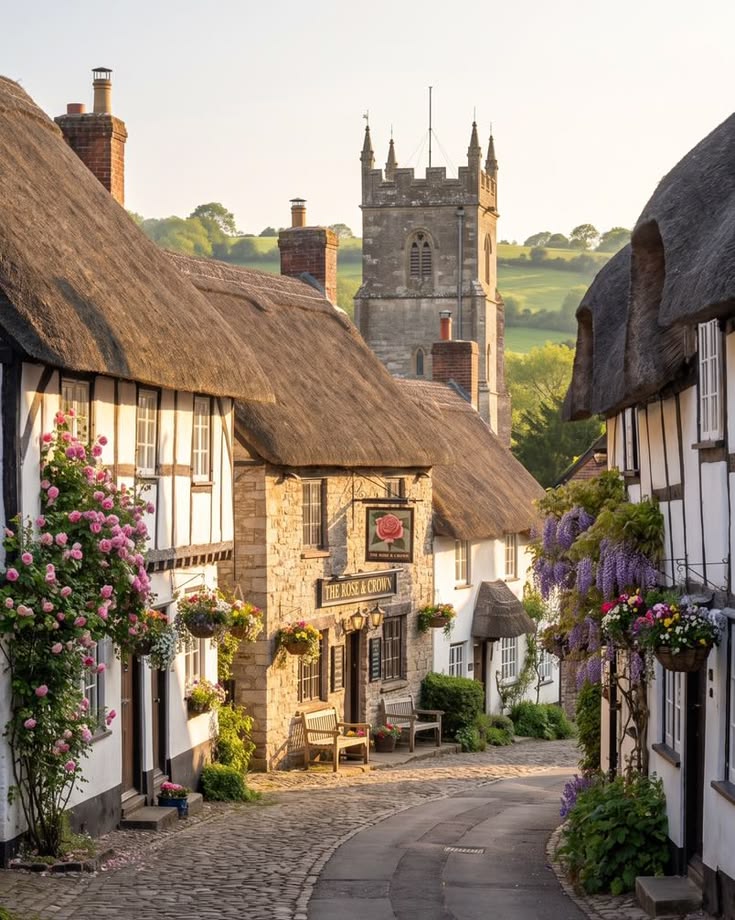 "Cobblestone lanes, stone cottages, and a pace of life that 