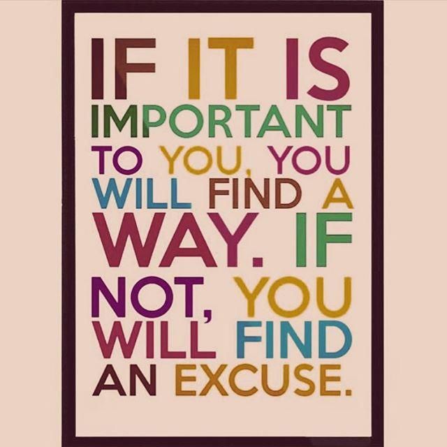 No excuses! Make it happen! #chicago #teamone #motivation #t