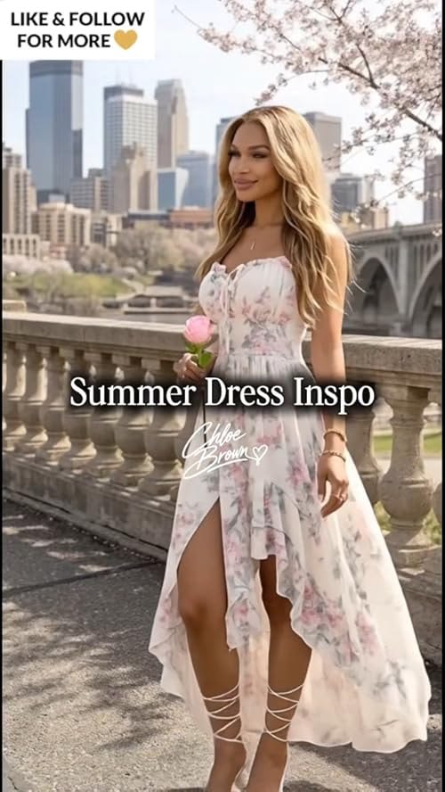 Check out this video Summer dress inspiration flowing floral