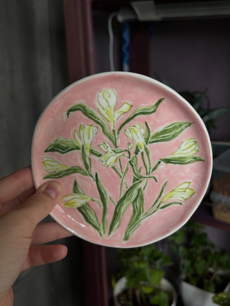 Тарелочки🌸 Фарфор, роспись подглазурными красками. Полностью