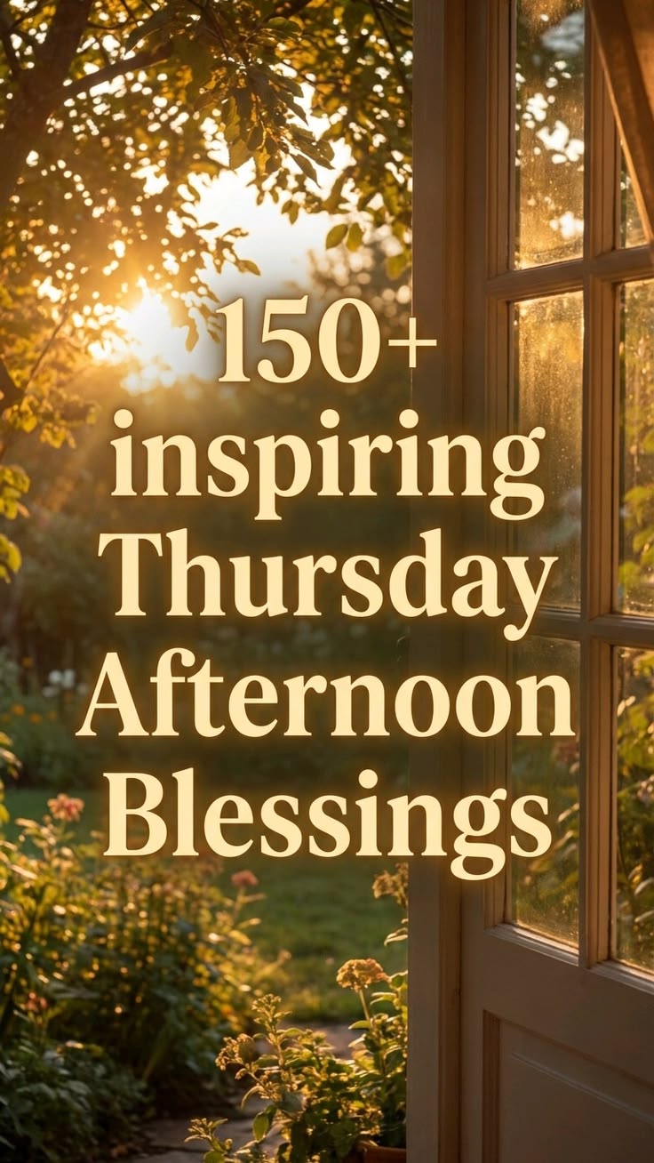Spread faith, hope, and positivity with 150+ Thursday aftern