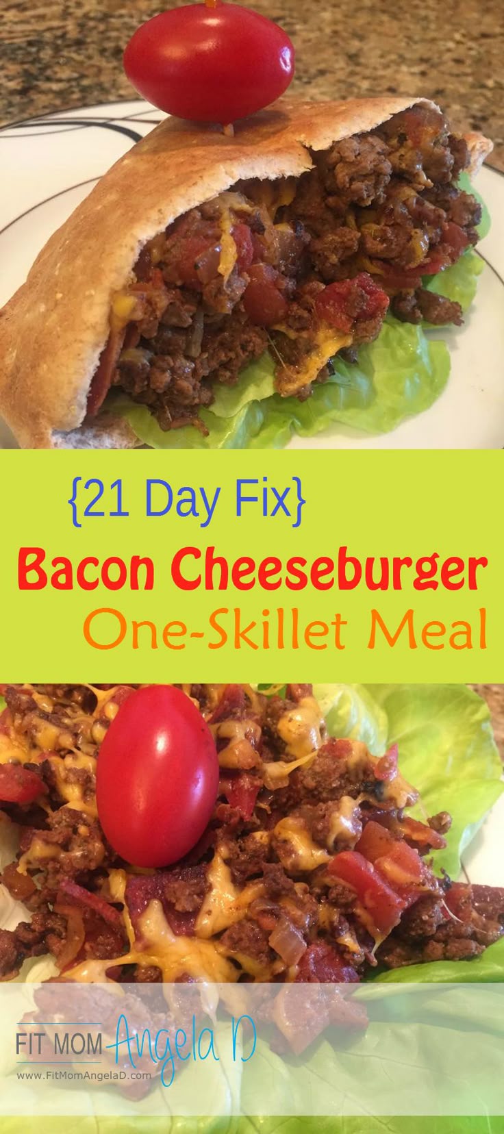 21 Day Fix Bacon Cheeseburger Skillet | Healthy Dinner | Cle