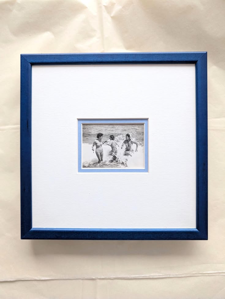 Framed 1950s Original Photograph | Vintage Summer Wall Art