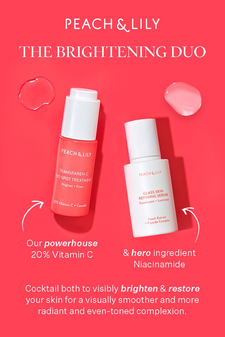 The Brightening Duo from Peach & Lily: Transparen-C Pro Spot