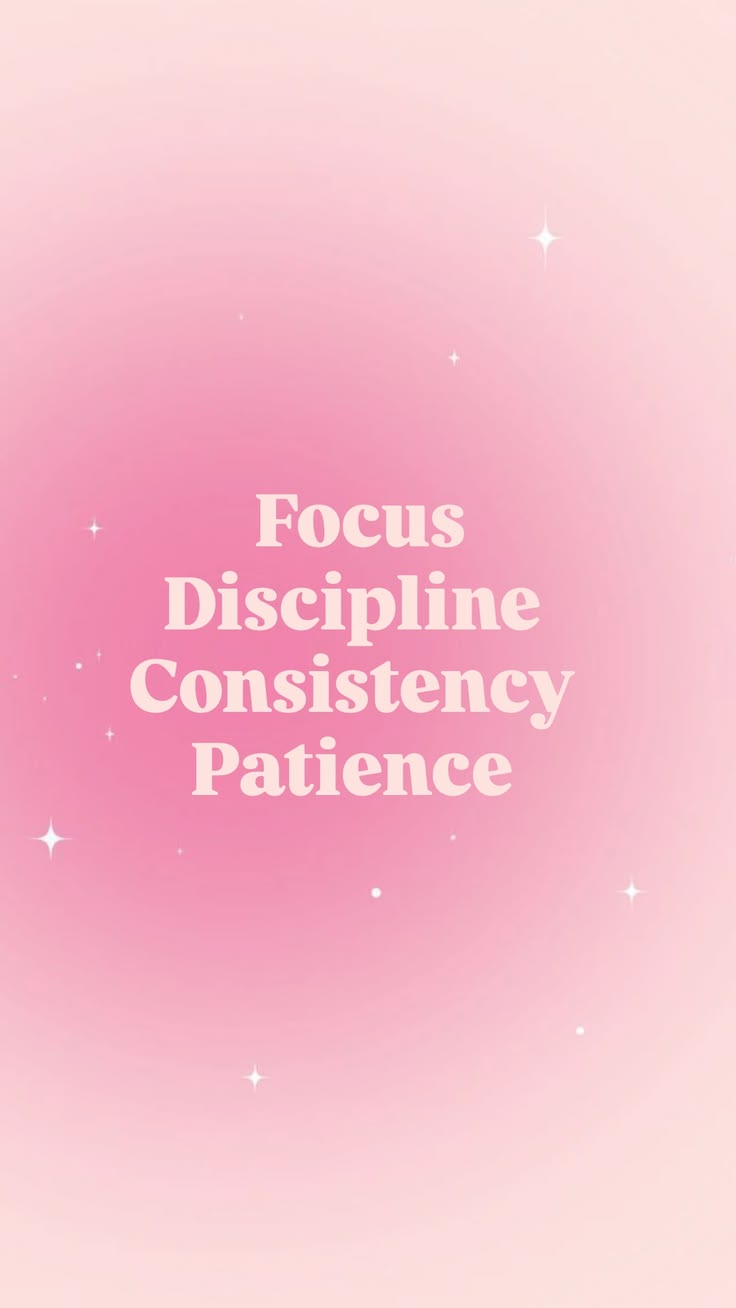 focus....