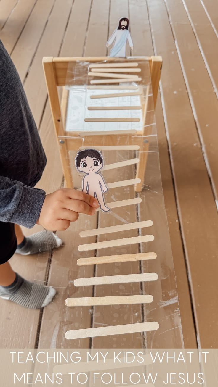 In this lesson, we built a road with popsicle sticks and tap