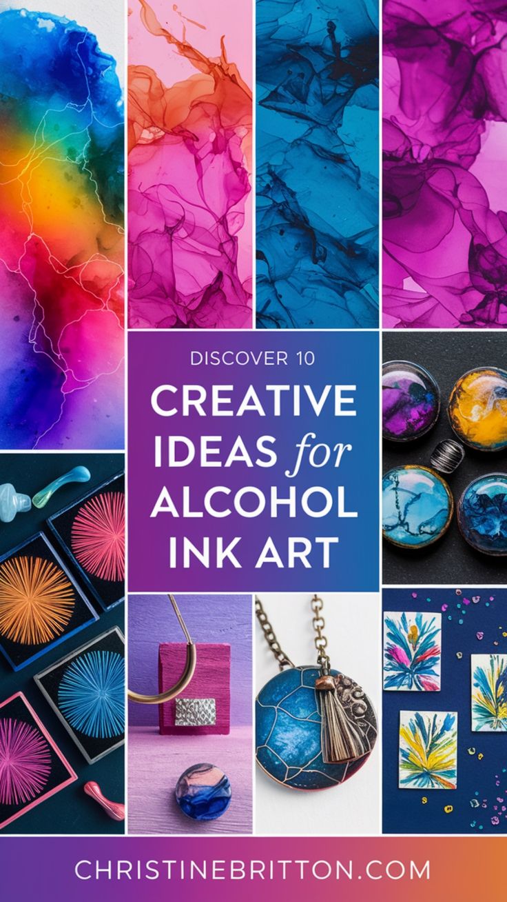 Elevate your art with these 10 stunning alcohol ink techniqu