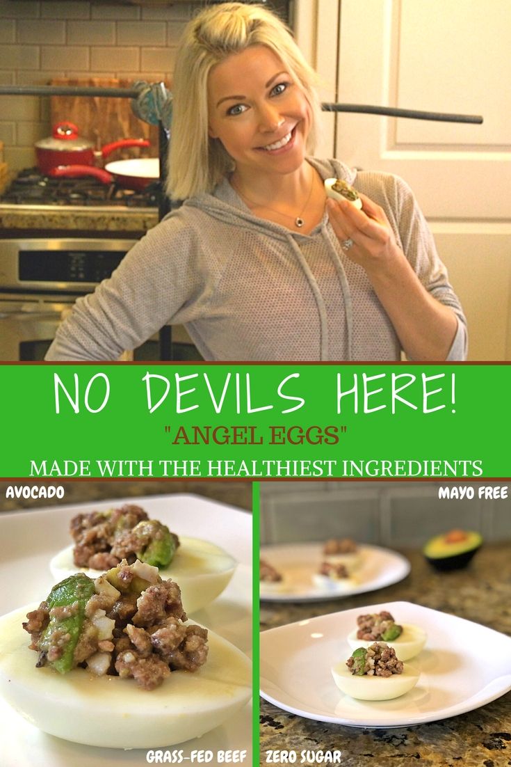 Here is a MEATIER SPIN on the CLASSIC DEVILED EGGS... Withou