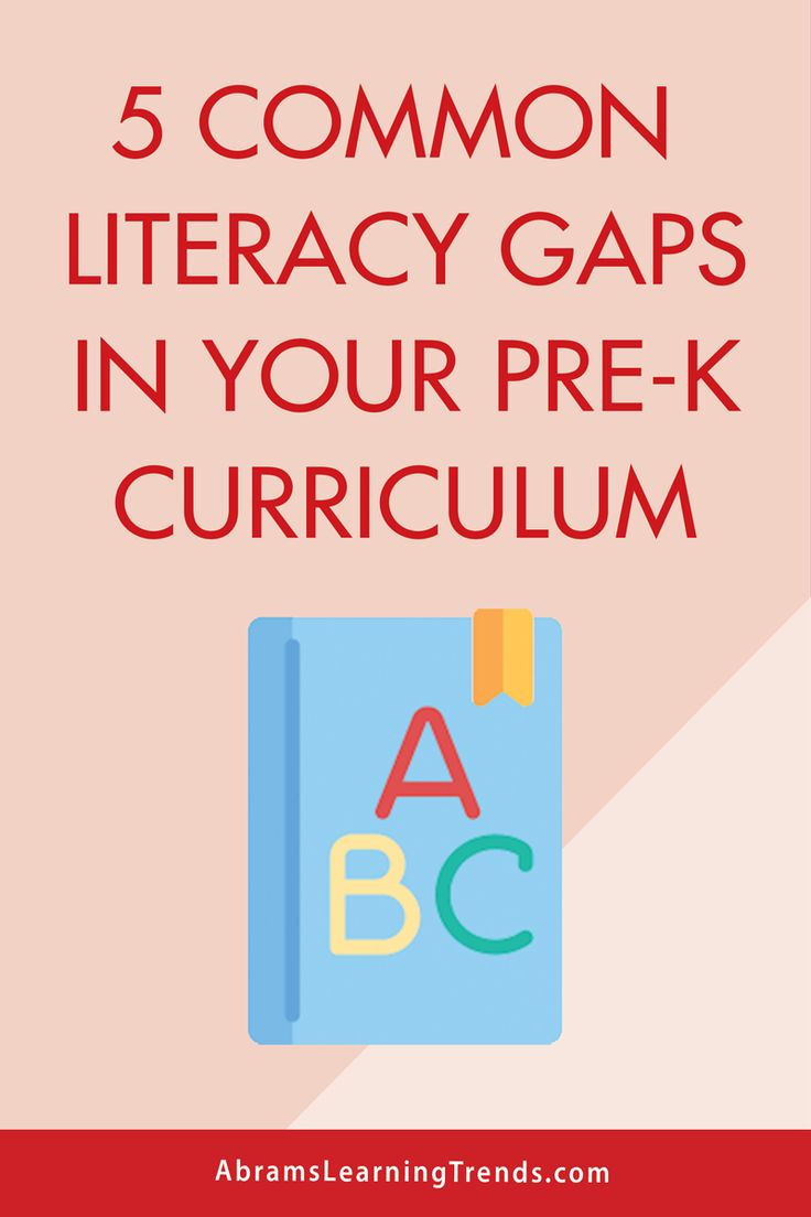 5 Common Literacy Gaps in your Pre-K Curriculum | PreK | Pre