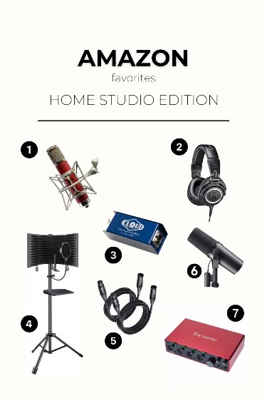 Create your ideal at-home recording studio with essential ho