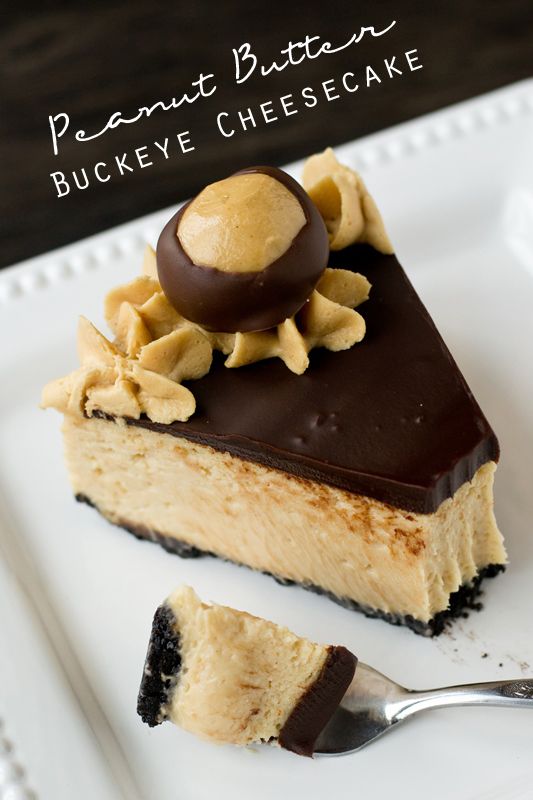 Peanut Butter Buckeye Cheesecake on MyRecipeMagic.com