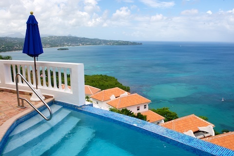 A view from one of the villas at Windjammer Landing in St. L
