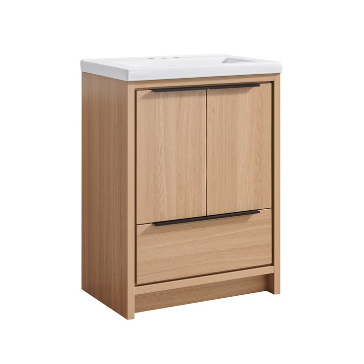 Glacier Bay Romali III 23.5in W X 14.9in D X33.5in H Vanity 