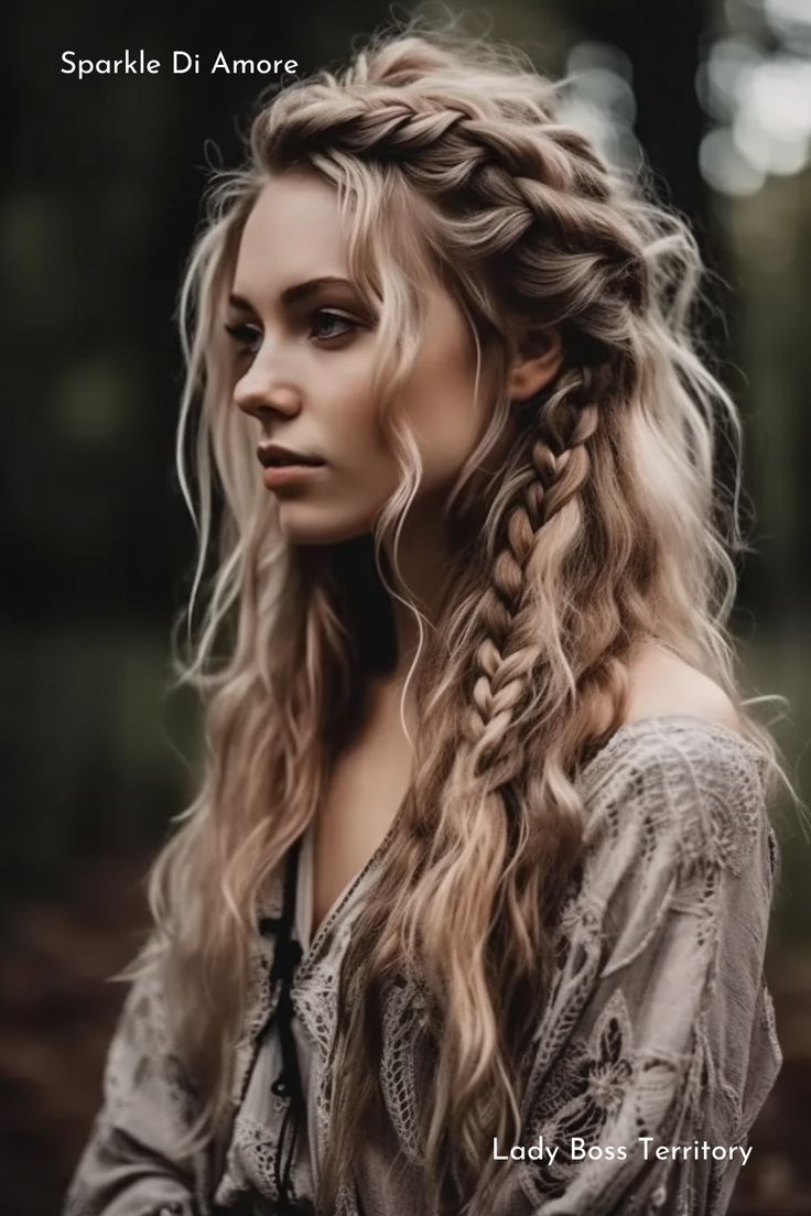 Explore the intricate beauty of boho braided hairstyles with