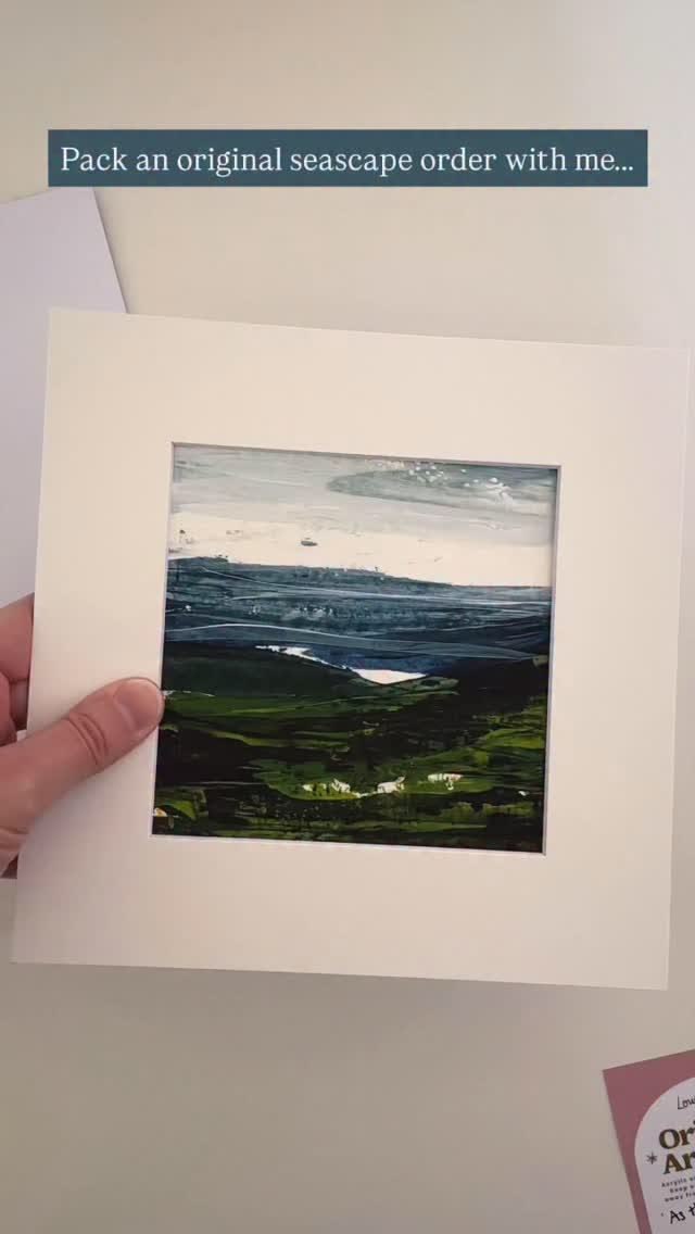 Come pack an original seascape order with me. Originals are 