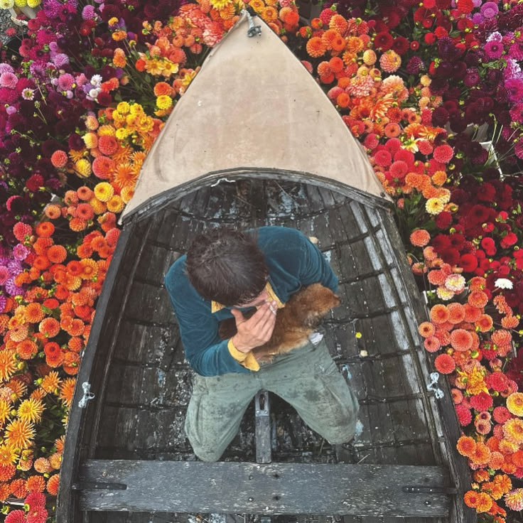 Images:

1. Alfie Nickerson at Burnt Fen flower farm
in Norf