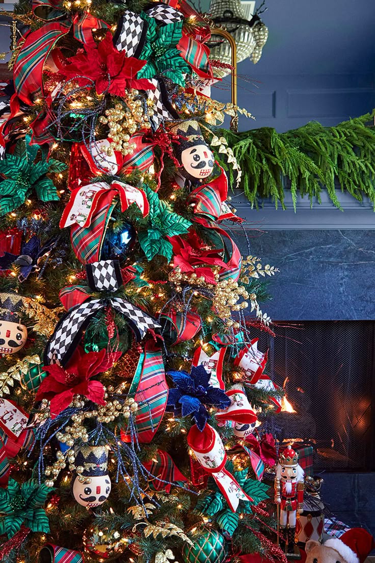 Bold Colored Christmas Decor