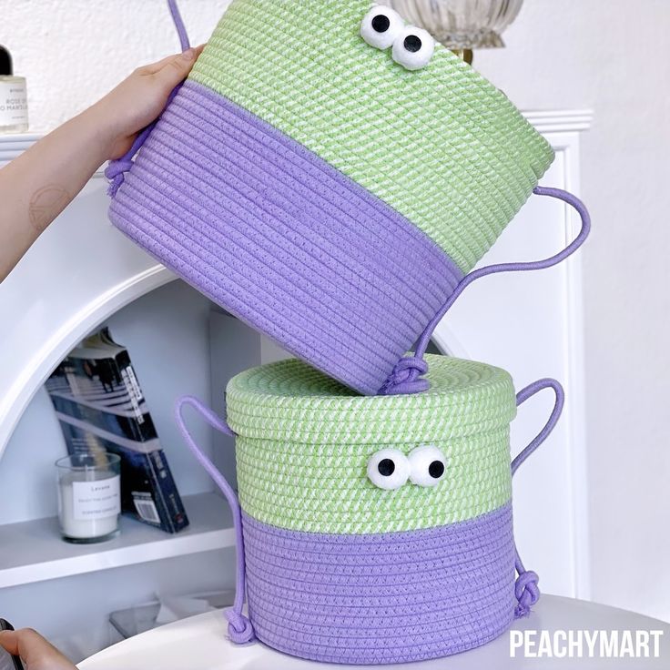 👀 Check out our Cute Mr Eye Ball Pastel Laundry Storage Bask