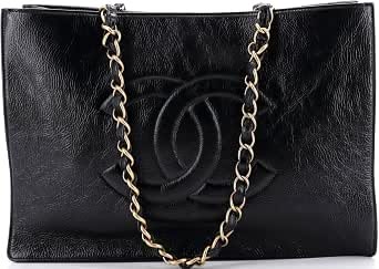 Chanel, Pre-Loved Timeless CC Chain Shopping Tote Large, Bla