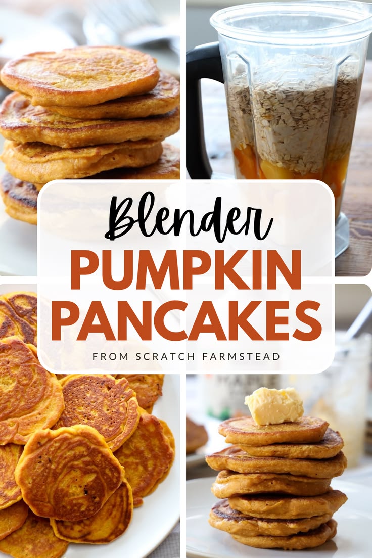 Blender pancakes make breakfast effortless. This blender pum