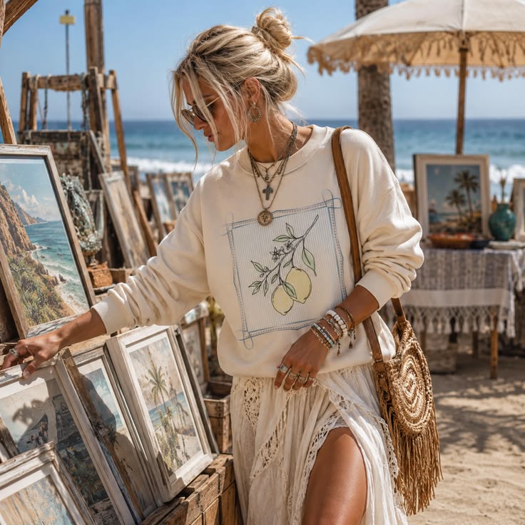 🍋 Soft coastal vibes meet effortless beach style. This lemon