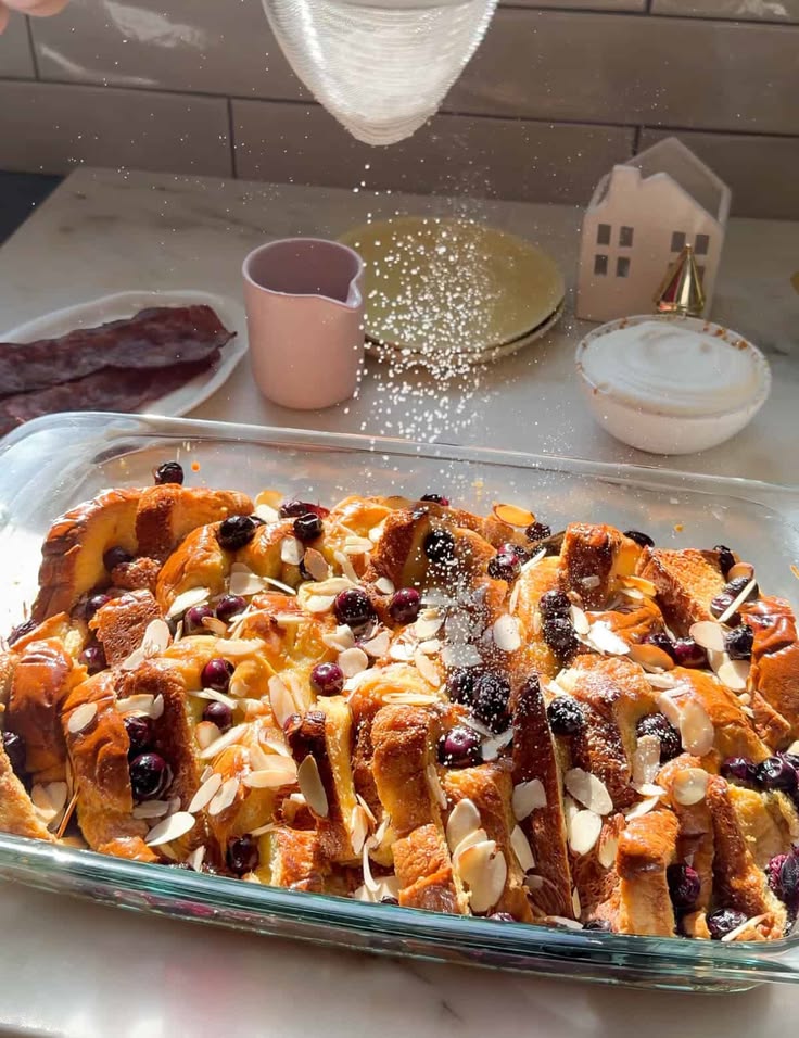Lemon Blueberry Overnight French Toast