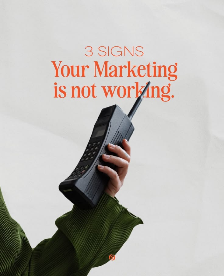 Is your marketing a flop? 3 signs it's time for a change! Do