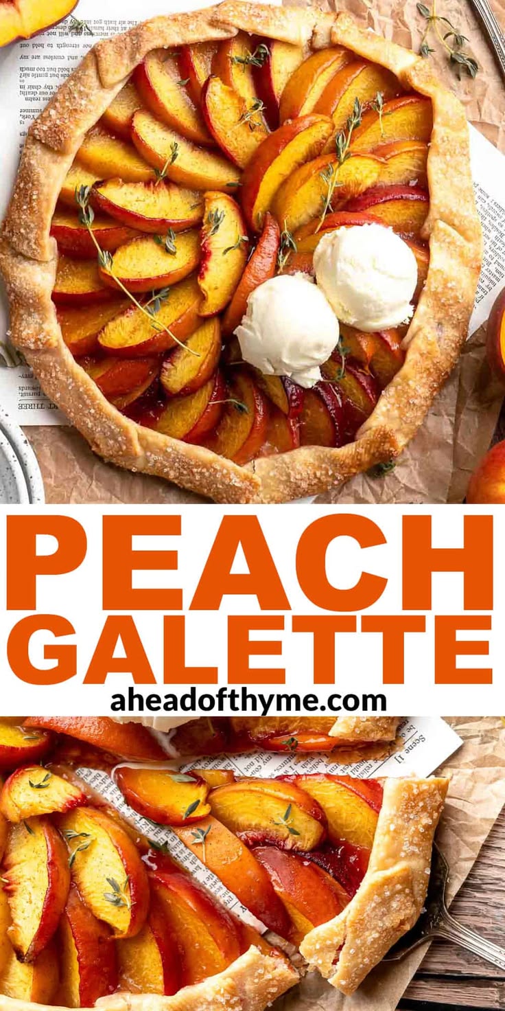 Peach Galette