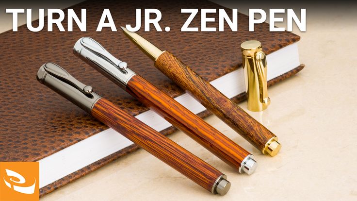 We'll show you how to turn a Jr. Zen Pen Kit, but turning a 