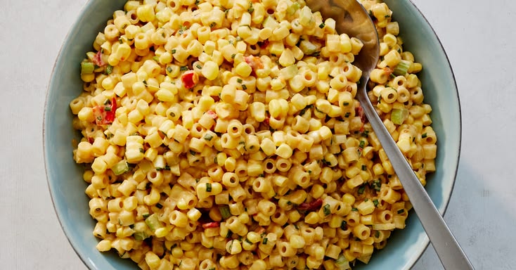 Corn and Miso Pasta Salad Recipe • 5★