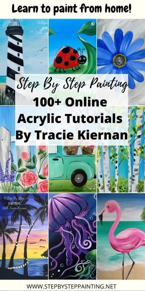 Step By Step Painting For Beginners - Huge Collection Of Onl