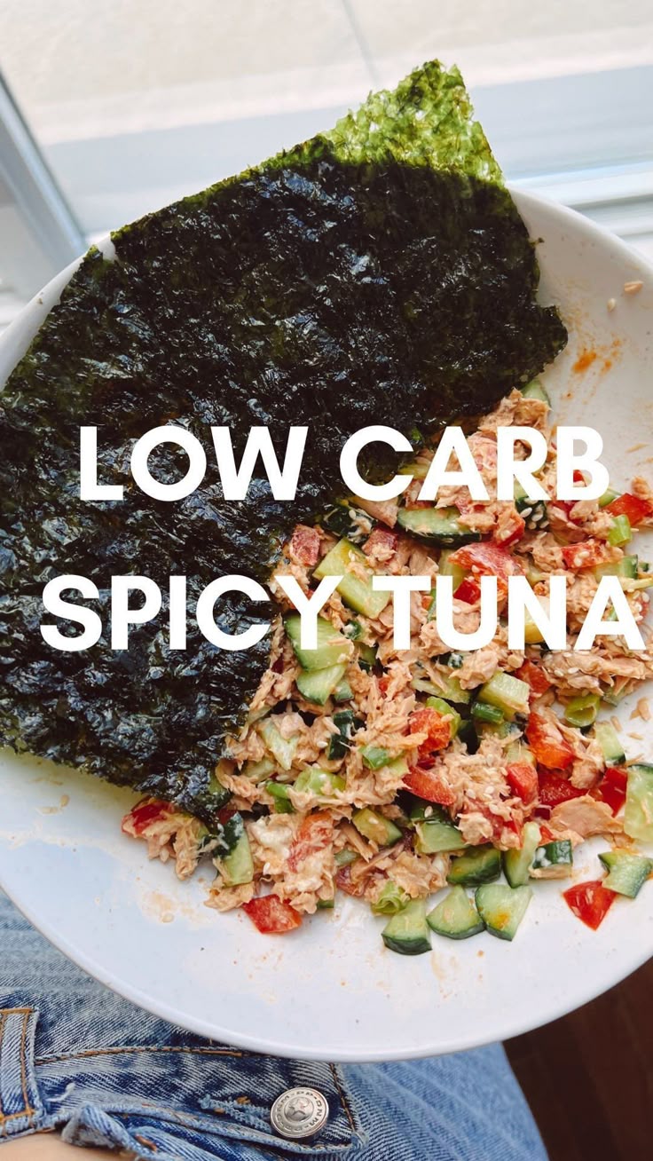 ihartnutrition on Instagram: SPICY TUNA SEAWEED WRAPS This 3