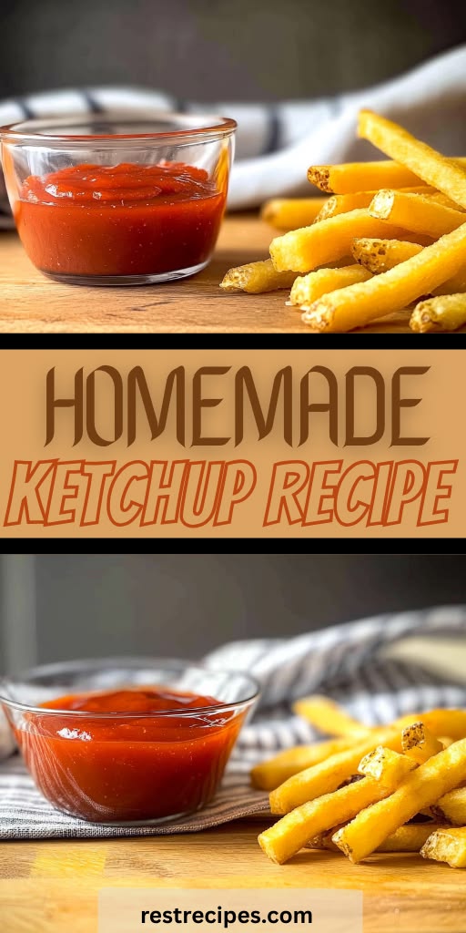 Ketchup made at home is rich, tangy, and free from preservat