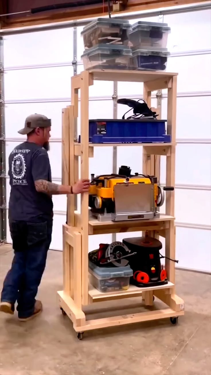 Build Your Own Transforming Shelf-to-Workbench Today with Ea