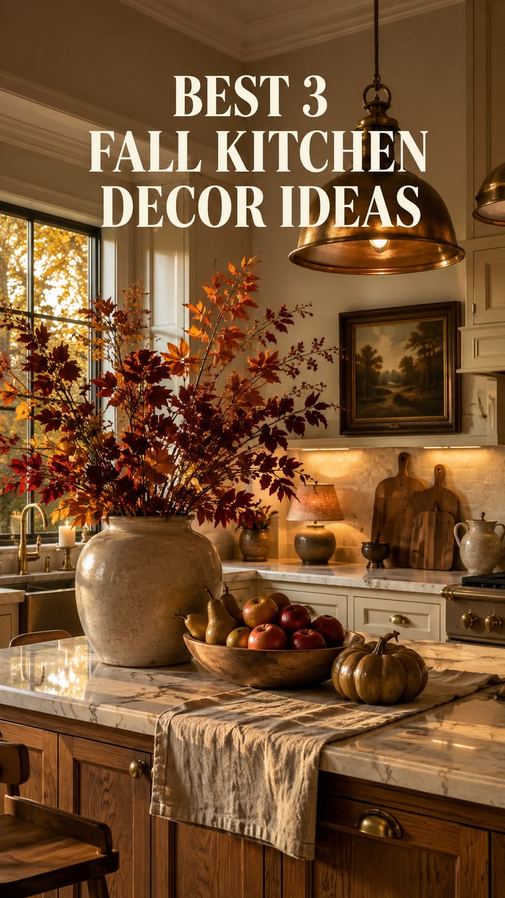Discover the best fall kitchen decor ideas for creating a wa
