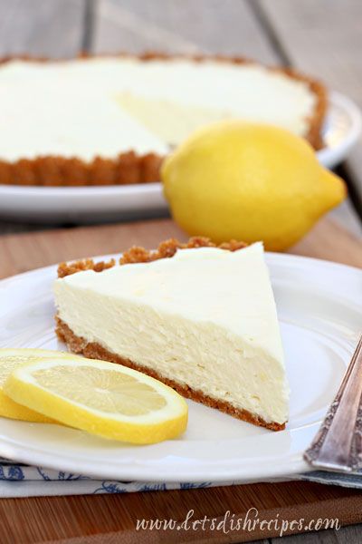 Easy No-Bake Lemon Tart on MyRecipeMagic.com
