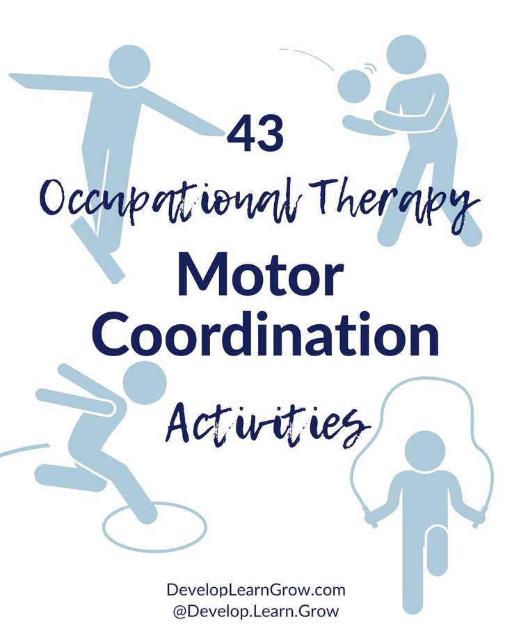 These gross motor coordination movement activities for kids 