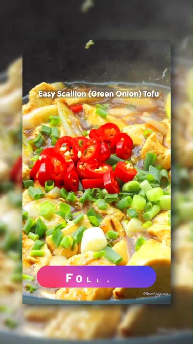 🧅🥢 One-Pot Scallion Tofu – The Ultimate Easy Comfort Meal! ✨